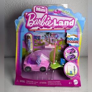 Barbie Land Color Change Car Set - Pink and Purple